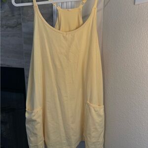 Yellow Sleeveless Women's Top